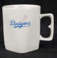 LA Dodgers Baseball Theme Coffee Mug